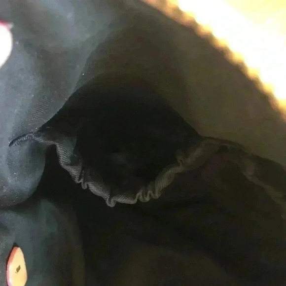 Elliot Lucca | Nude Leather Crossbody Bag w/Woven Pannel with Silver - Picture 11 of 11